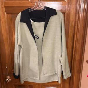 Boheme Black and Tan Women's Blazer